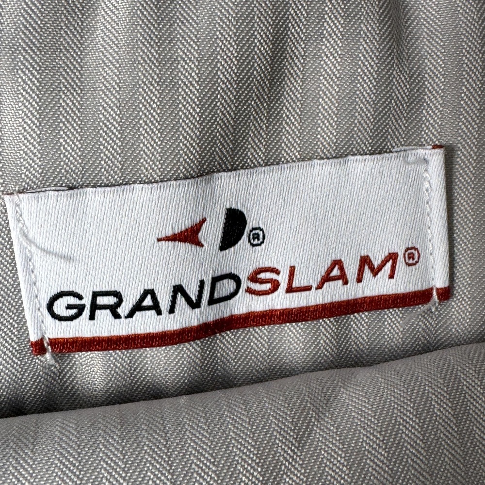 Grand Slam White Plaid Men's Shorts Size 36 with Side Leg‎ Pocket - Picture 2 of 7